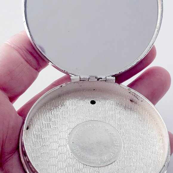 Vintage Van Cleef & Arpels Compact & Lipstick Case for Revlon Silver Plated - Picture 8 of 13